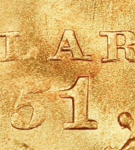 One-Dollar-1851-Gold-Coin---Differences-In-Design-?