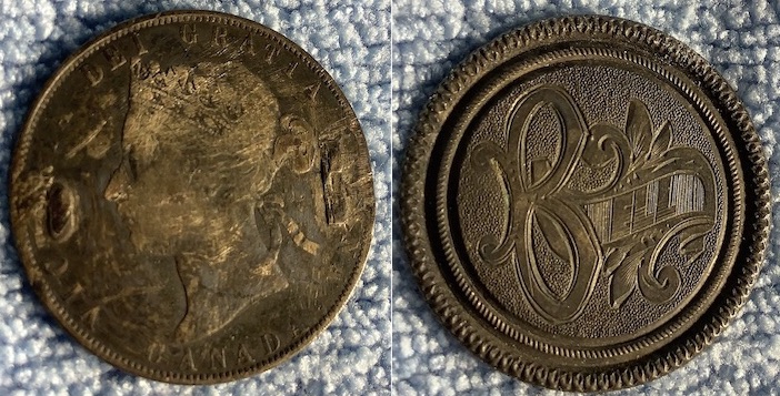 Mystery-Coin/Token,-Dark-3-Cm--1-1/8-Inch--Young-Victoria-Need-Help