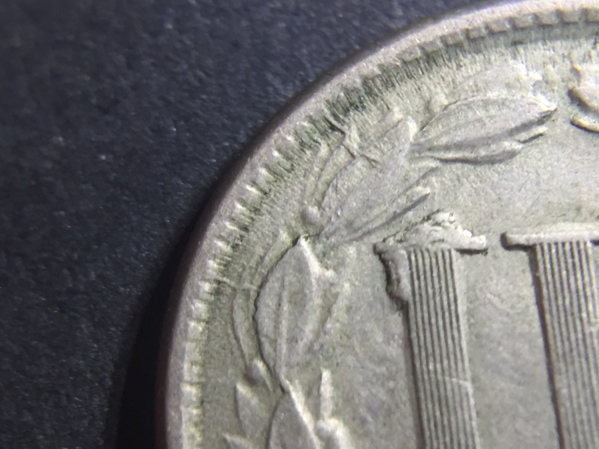 1866-Three-Cent-Nickel-Shattered-Die-Or-Retained-Cud's?