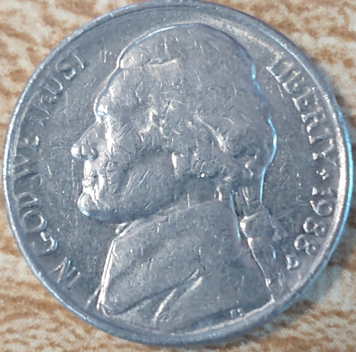 1988-D-Jefferson-Nickel