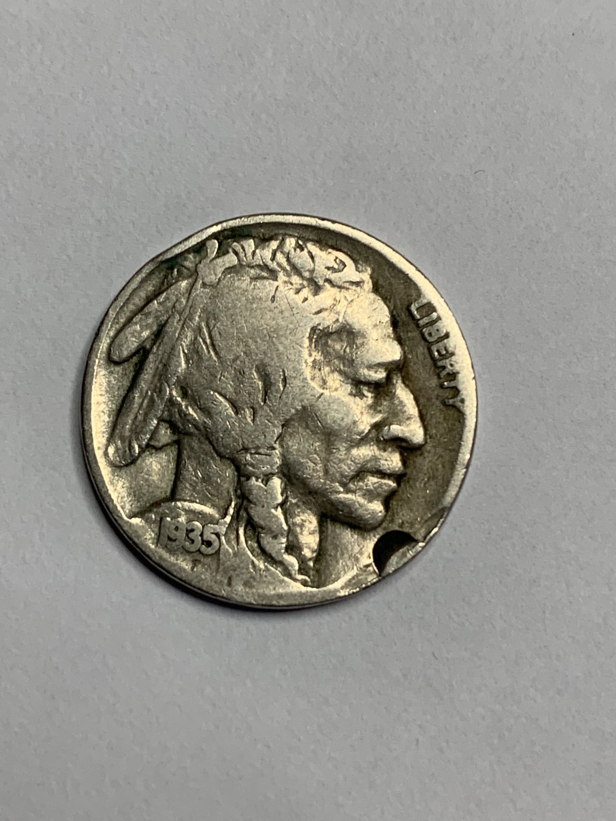 Error-Or-Damaged-1935-Buffalo-Nickel?