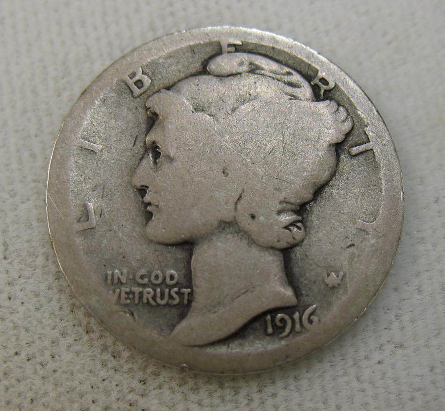 1916-D-Mercury-Dime,-Worth-Sending-In-To-TPG?