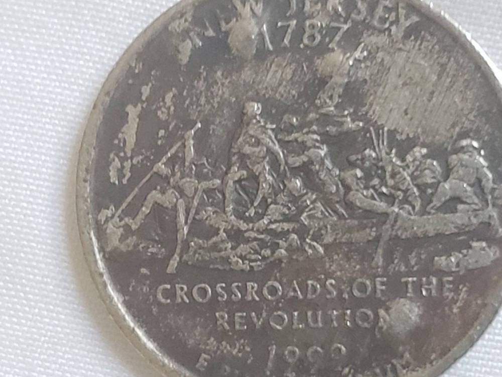 1999-NJ-Quarter-With-Raised-Surfaces-Error/Damage?
