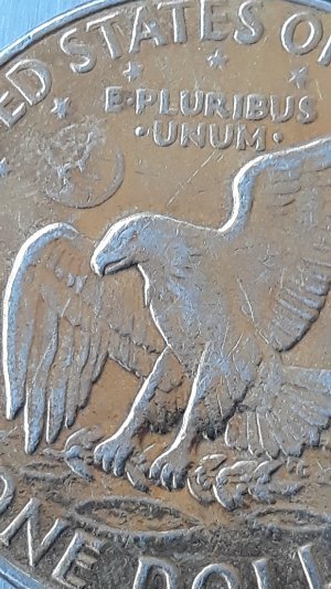 1972-D-Ike-Dollar..error-Or-Damage?