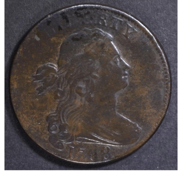 1798-Draped-Bust-Large-Cent:-Help-With-Grade-And-Variety