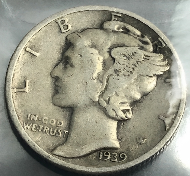 1939-P-Mercury-Dime-For-Grading