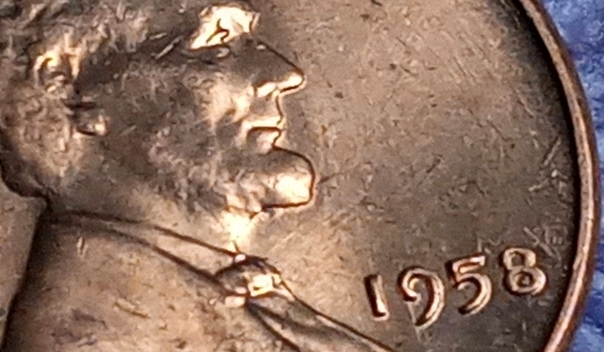 1958-Lincoln-Cent--Die-Clash?-But-I-See-A-4-On-The-Reverse?John-1