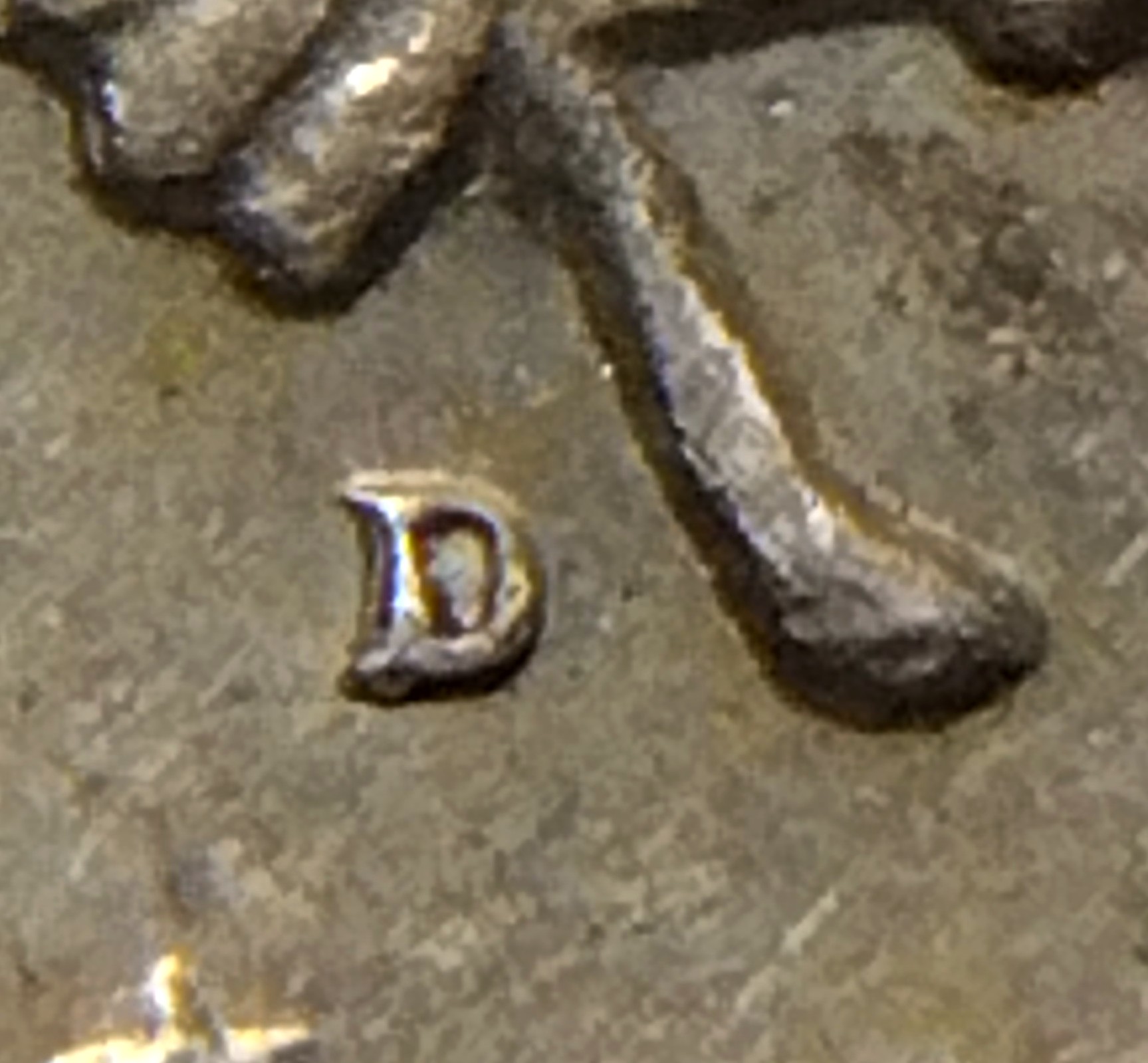 1964-D-Kennedy-Half,-Is-This-A-Prepunched-Mint-Mark?