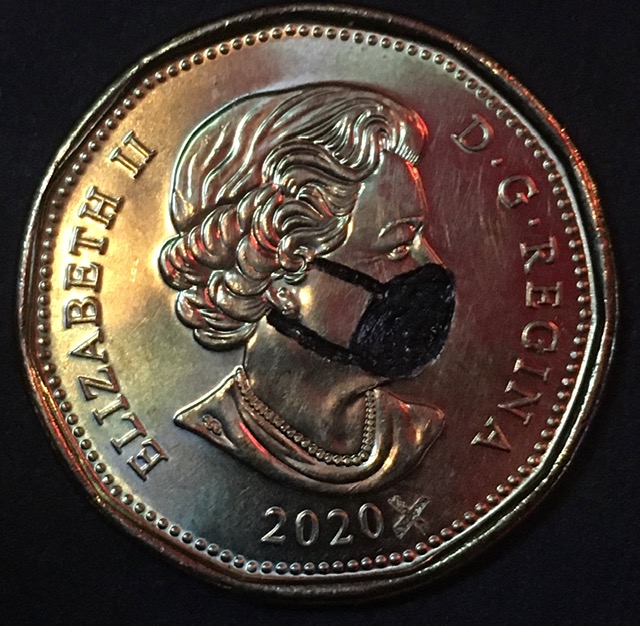 Found-A-Queen-Mask-Loonie-While-Looking-For-Mask-Twoonie,-Is-It-Real?