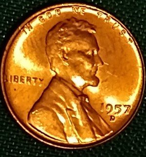 1957-D-Lincoln-Penny-For-Grading