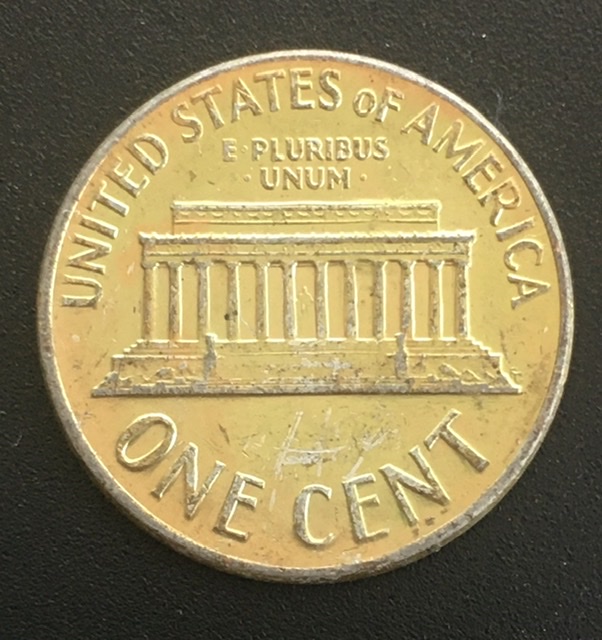 1967-Lincoln-Cent---Off-Color,-3.06-Grams