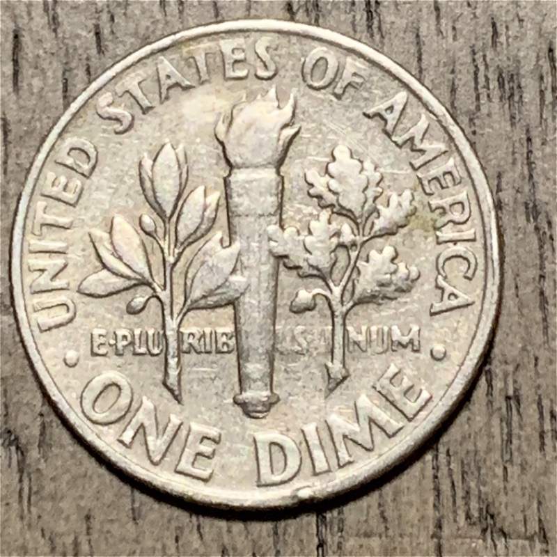 1968?-Roosevelt-Dime-Not-Sure-On-The-Year