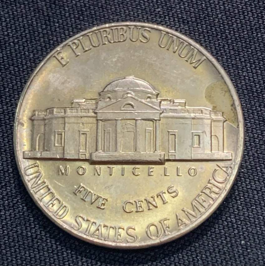1974-D-Jefferson-Nickel,-Toned