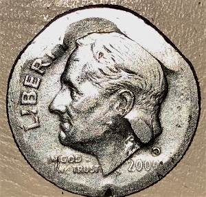 2000-Roosavelt-Dime;-Mint-Mark-Error?