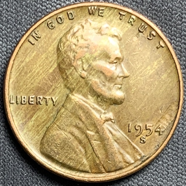 1954-S-LWC-Obv.-Strike-Through-And-Laminate