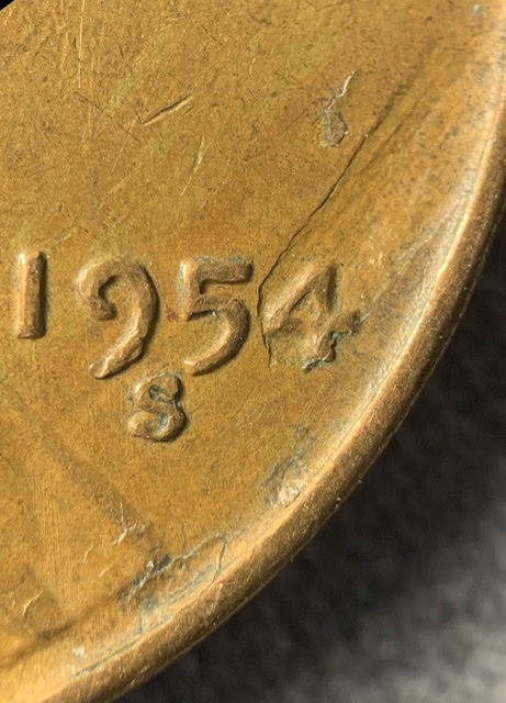 1954-S-LWC-Obv.-Strike-Through-And-Laminate