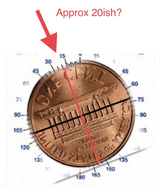 1994-P-Lincoln-Cent-Rotated-Die,-160-170-Degree.