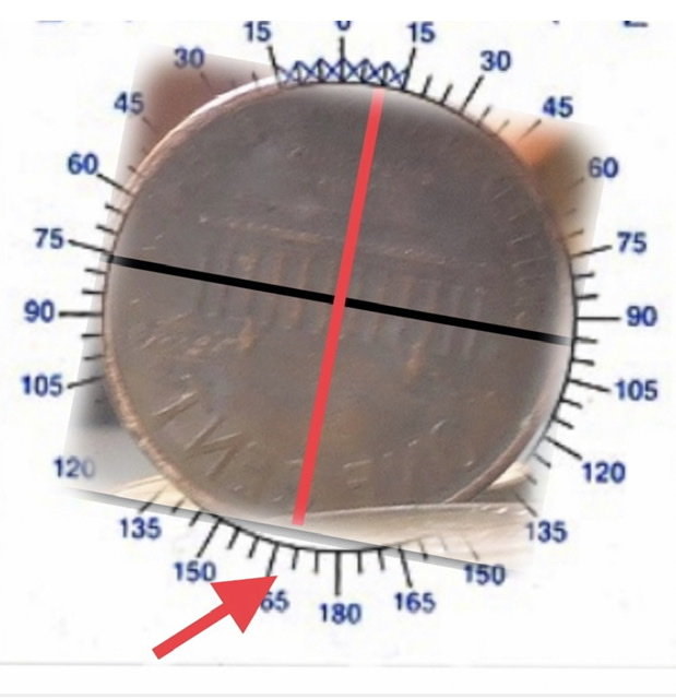 1994-P-Lincoln-Cent-Rotated-Die,-160-170-Degree.