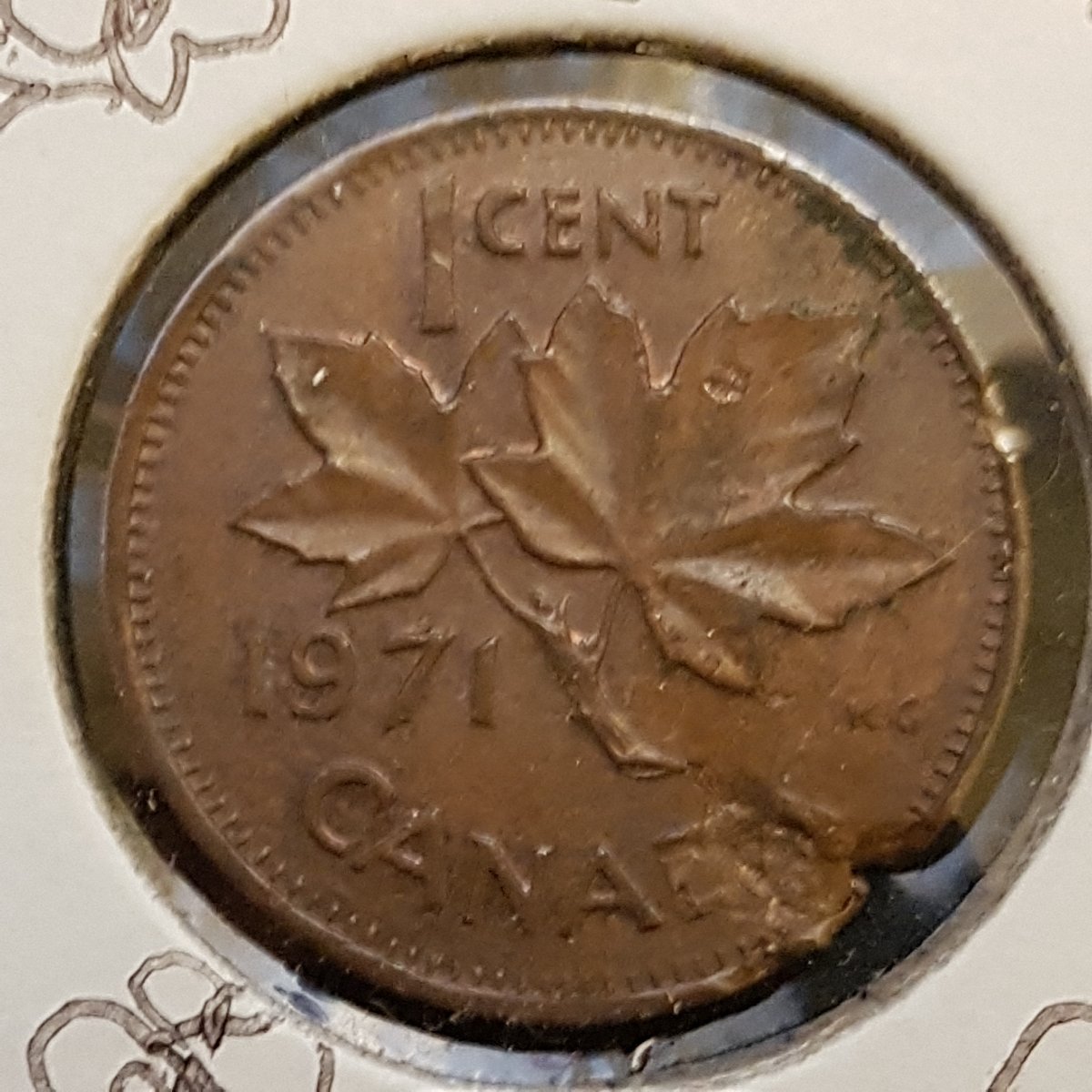 1971-1-Cent-Flawed-Planchet-...-With-Some-Love-Added