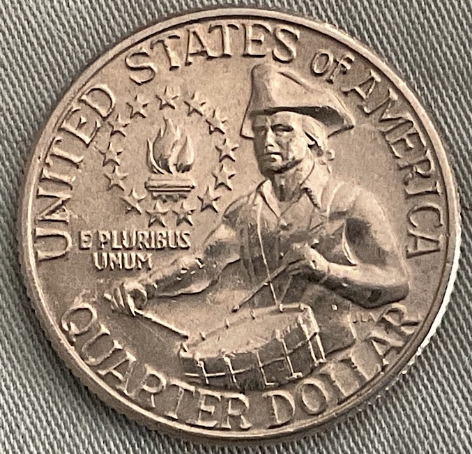 1976-D-Washington-Bicentennial-Quarter---Die-Crack-And-Doubling?
