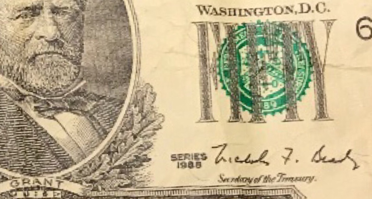 $50-Bill-1988-Offered-By-Teller.-Value-Over-Face?