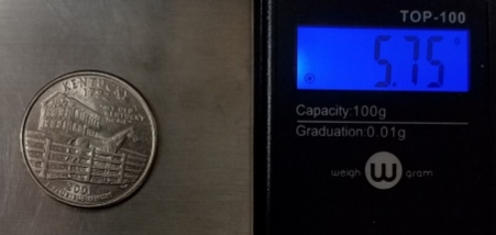 2001-P-Kentucky-Quarter-That-Weighs-5.75-Grams.