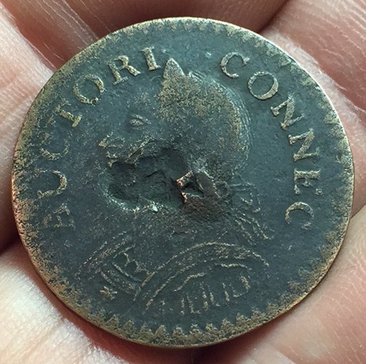 1787-Laughing-Head-Connecticut-Copper-For-7.01-Shipped