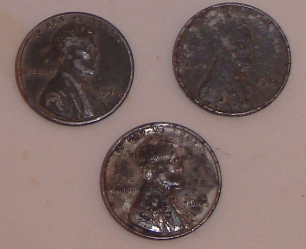 1943-S--D--P---Lincoln-Wheat-Steel-Magnetic-Grade-Please