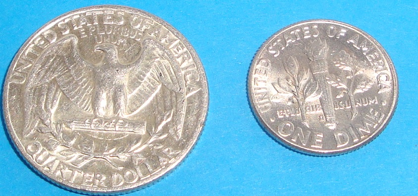 1964-Silver-Quarter-And-Dime,-Can-I-Get-Graded-Please?