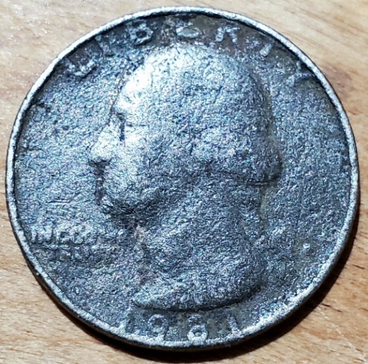1981-Quarter-With-Weight-Of-5.23g-Looks-Like-Overstrike