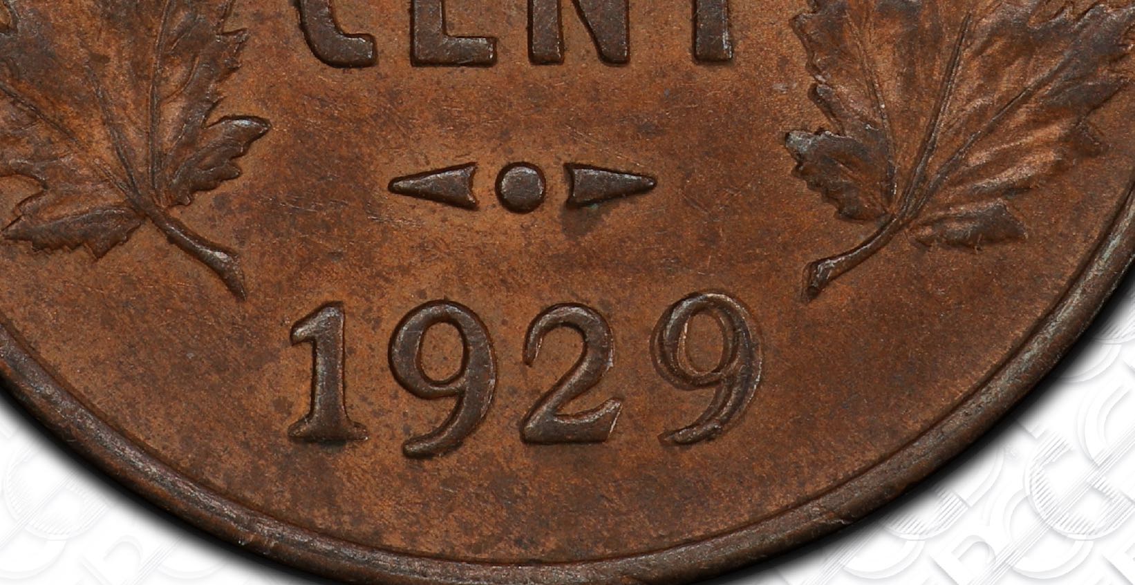 Canada-Small-Cent-1929-High-9-Versus-Medium-9---PCGS
