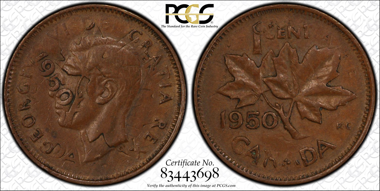 1c-1950-Double-Struck,-Flipped-Over,-In-Collar