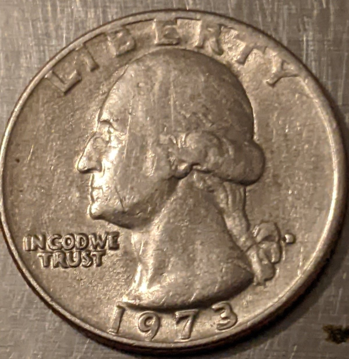1973--Quarter--With-A-Wavey-Line-On-The-Eagles-Chest-Between-Legs-Is-It-A-Die-Crack