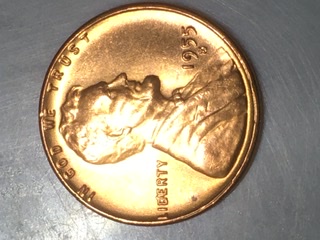 1955-Ie-Wheat-Penny-With-No-Vbd-Extra-Leaf-On-Reverse-&-Cuds