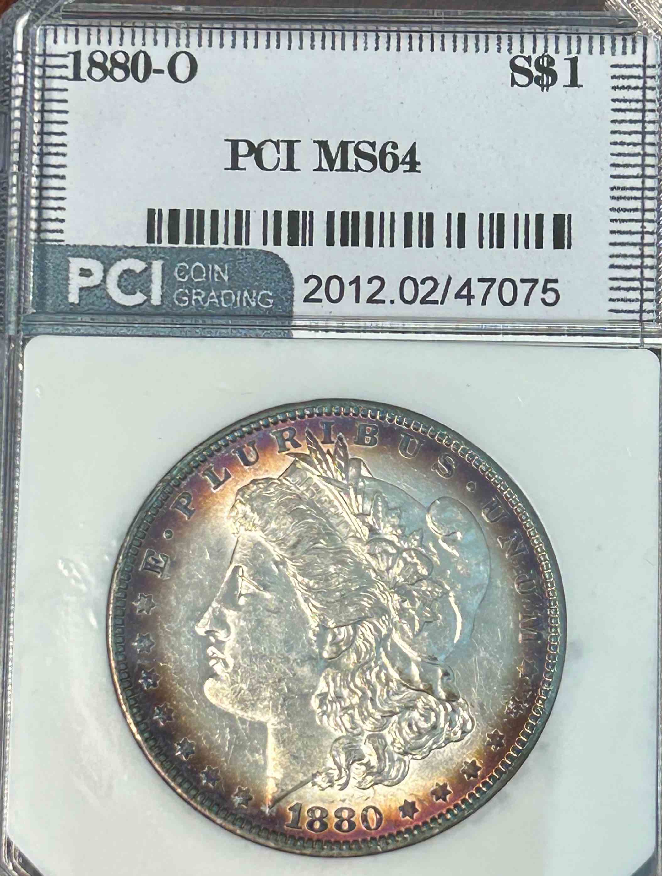 Morgan-Silver-Dollars---Artificially-Toned-1880-O