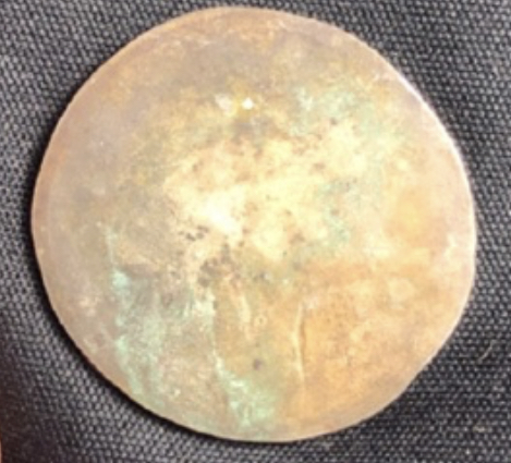 Monticello-On-Flat-Planket--Cancelled-Coin?