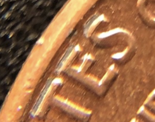 1989-D-Lincoln-Cent---Severe-Die-Shift/Lamination-Peel!