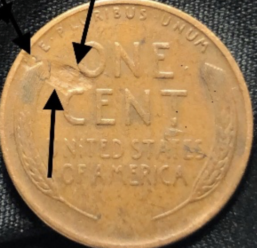 1941-S-LWC-Many-Errors?!-Cracked-Planchet,-Wheat-Stalk-Tear,-Strike-Thru?