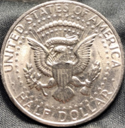 1971--D-Kennedy-Half/-Missing-Facial-Features?