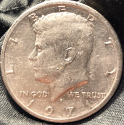 1971--D-Kennedy-Half---Double-Eye-Lid!