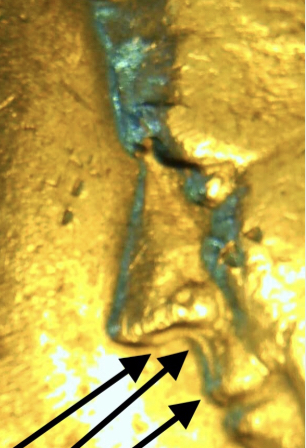 1972-D-Kennedy-Half-More-Mechanical-Doubling,-Under-Neck-And-Lip?