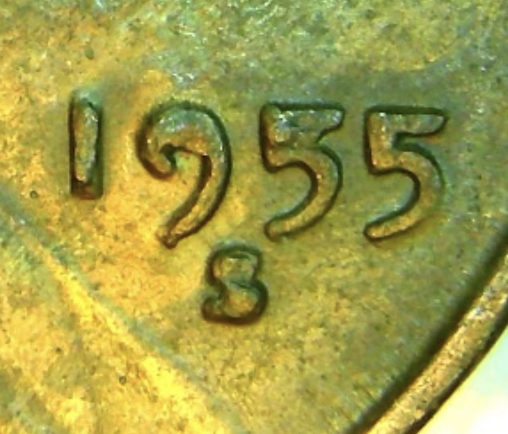 1955-S-LWC---Several-Huge-Die-Chips!
