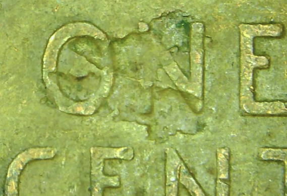 1944-D-Lincoln-Wheat-Cent---Lamination-Error
