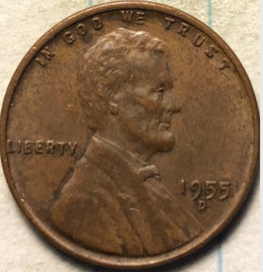 1955-D-Lincoln-Wheat-Cent-Can-I-Get-An-Amen-On-This-One-RPM