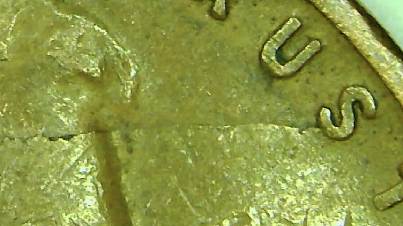 1941-Lincoln-Wheat-Cent--Die-Clash?-At-First-Glance-Looked-Like-Lam?-Runs-From-End-To-End-Of-Coin?