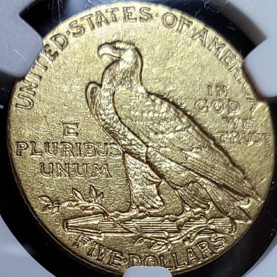 1913-S-Weak-S-$5-For-Grading-More-Images