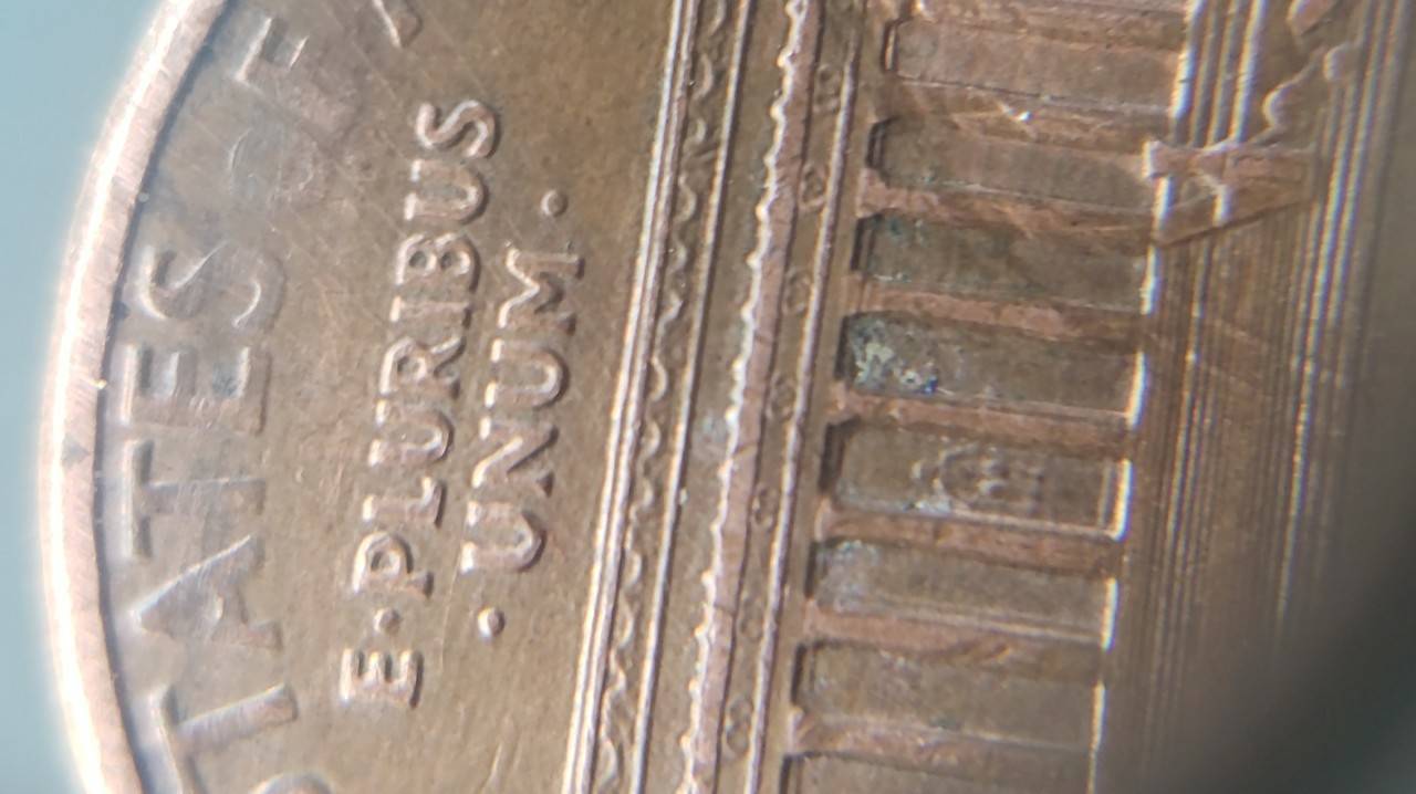 1993-Penny-Multi-Struck-Coin-With-Lots-Of-Die-Chips-And-Die-Crack?