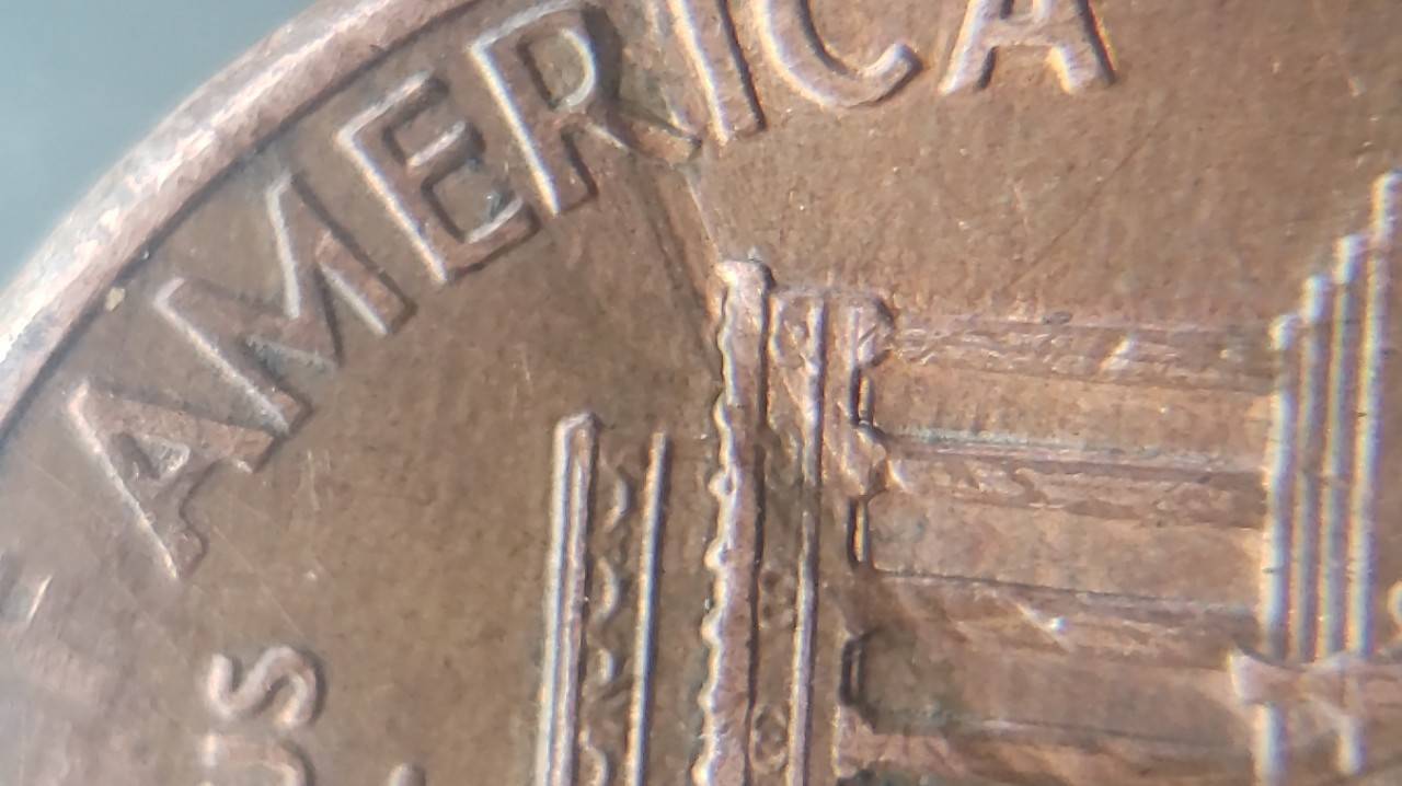 1993-Penny-Multi-Struck-Coin-With-Lots-Of-Die-Chips-And-Die-Crack?