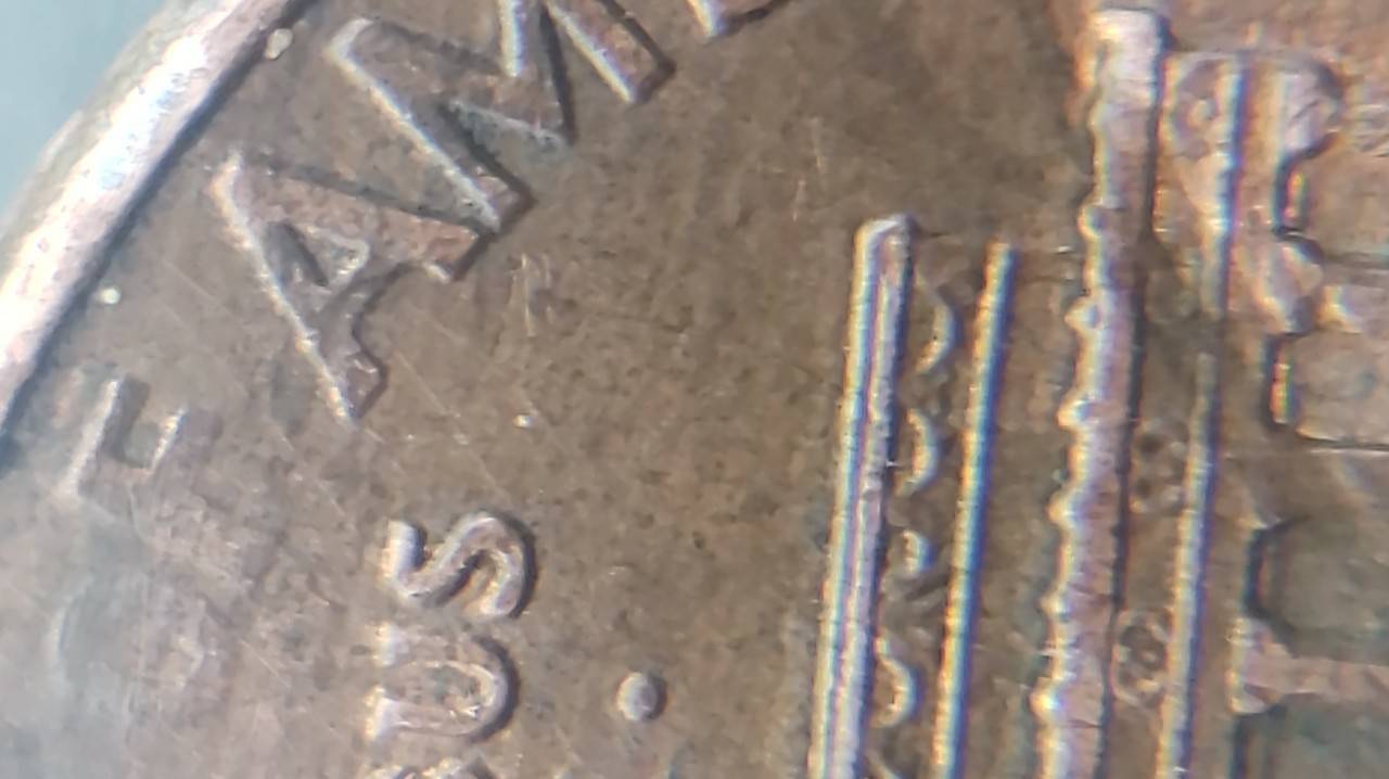 1993-Penny-Multi-Struck-Coin-With-Lots-Of-Die-Chips-And-Die-Crack?