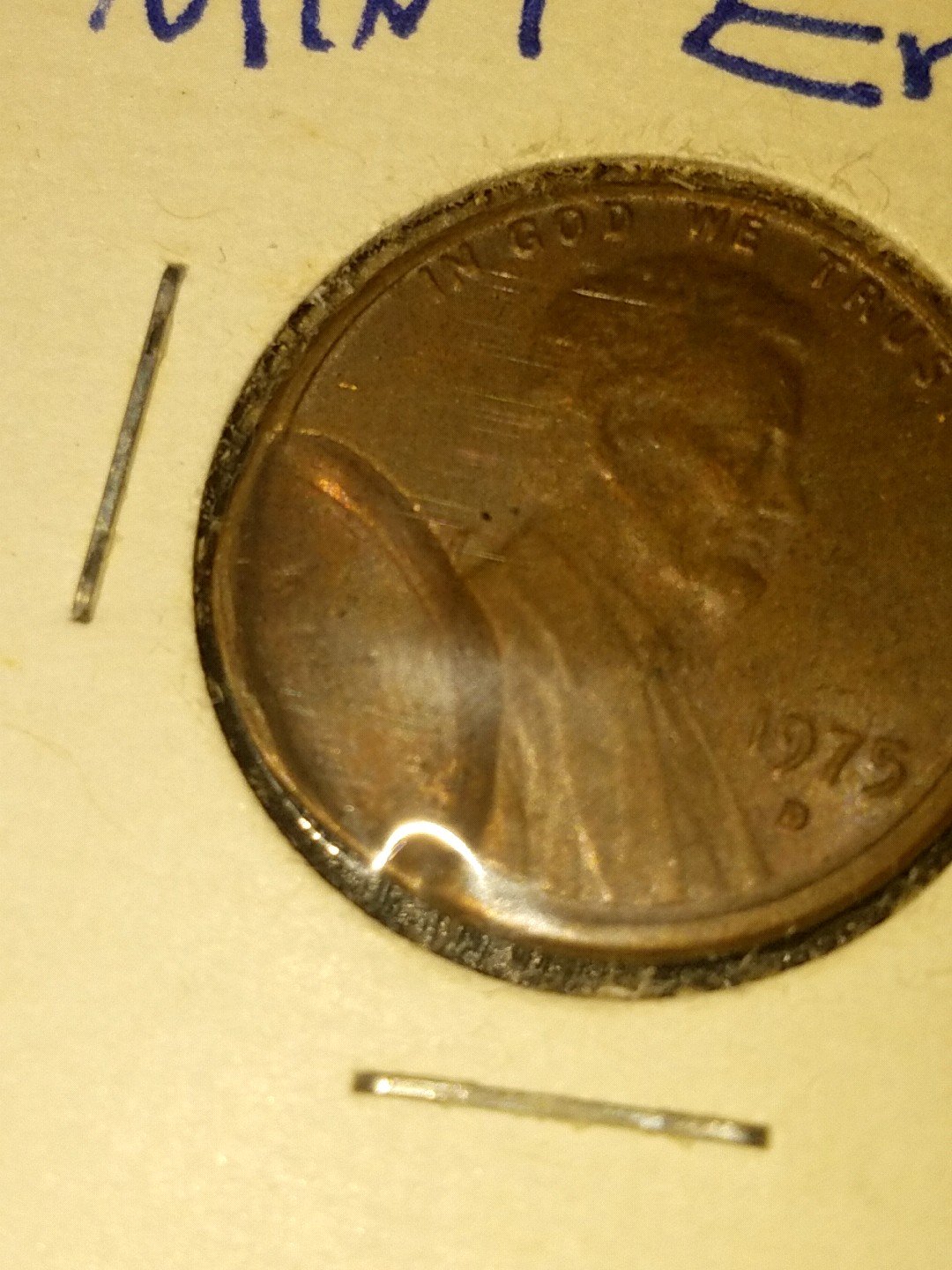 1975-Penny-Error?-And-1976-Penny-Strange-Color-And-Weight